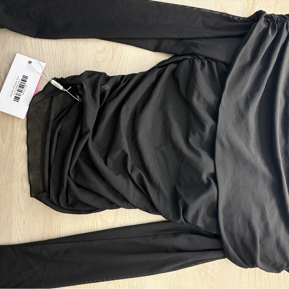 Beginning Boutique Black Long Sleeve Top